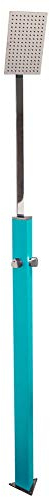 Colortap Gartendusche SHOWERPOINT Himmelblau – 220 cm – Aluminium – Warm/Kalt-Mixer
