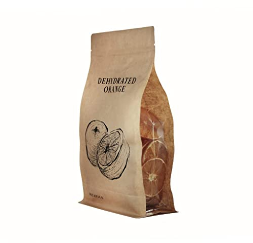 Getrocknete Fruechte, Getrocknete Orangenscheiben fuer Gin Cocktail, Getränke Dekoration aus 100% natuerlichen Zutaten, ohne Zucker Zusatz, Geschenk Gin Kit 110 g