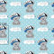 Pingianer 11,99€/m Teddy Bär Boy Girl 100% Baumwolle Baumwollstoff Kinder Meterware Handwerken Nähen Stoff (It´s a Boy Blau, 200x160cm)