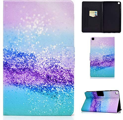 Rosbtib Custodia Cover Compatibile con Samsung Galaxy Tab A7 SM-T505 SM-T500 SM-T507 10.4 2020,Pelle Sintetica,Ultra Sottile per Cover Tablet Samsung A7 - Sabbia colorata