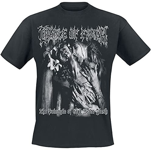 Cradle of Filth T Shirt Supreme Vampiric Evil Band Logo Official Mens Black XXL