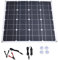 Panel Solar de 60 W / 5 V, Doble Salida, Impermeable, Placa de Carga Flexible, Cargador de Panel Solar Monocristalino