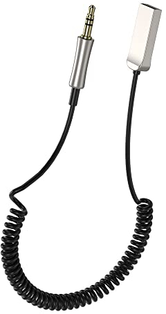 XO Adapter Bluetooth 5.0 Empfänger mit 3,5mm Klinkenstecker AUX Buchse NB-R202 Audio schwarz