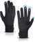 LERWAY Warme Winterhandschuhe mit Touchscreen, schwarz, für Männer und Frauen, rutschfest, Winddicht, Handschuhe für Sport, Laufen, Fahren, Mountainbike, Klettern, Wandern, wasserdicht
