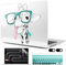 MEEgoodo Coque rigide pour ordinateur portable M4 MacBook Pro 14 2024, 2023, 2021 A3112/A3401/A3185/A2918/A2992/A2779/A2442 M3 M2 M1 Pro/Max – Coque rigide pour ordinateur portable compatible avec