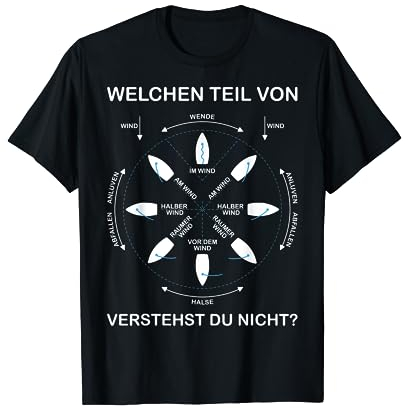 Manöverkreis Segeln | Lustiges Boot, Schiff & Yacht T-Shirt