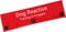 Funny Service Dog Leash Sleeve Dog Reactive Training in Progress Dog Leash Wrap with Alert Hanging ID Patch(Reactive Training-Sleeve)