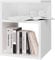 Mehome Table de Chevet Tini - 30 x 30 x 40 cm - Console de Nuit - Table d'appoint - Lit à sommier tapissier - Armoire avec tiroir - Lit Chambre à Coucher, Maison, Design d'intérieur élégant (Blanc)