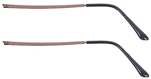 iplusmile 1 Paar Kaffee-Endteile Herren-Arm Mode Brille Bügel Beine Brillen Schlupf Ohr Leserahmen Beine Arm Bein Sonnenbrille Dünne Brille Damen Universalbrille Brille Bügel