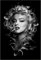 Wall Art Schwarz und Weiß Marilyn Monroe Rauchen Poster Portrait Leinwand Gemälde Poster und Prints Mädchen Leinwanddruck Bild Kunstwerk für Home Decor No Frame,30x45cm