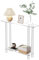 solaround Acrylic Console Table, Narrow Entryway table, behind Sofa Tables, Clear Transparent, 100 x 20 x 80 cm
