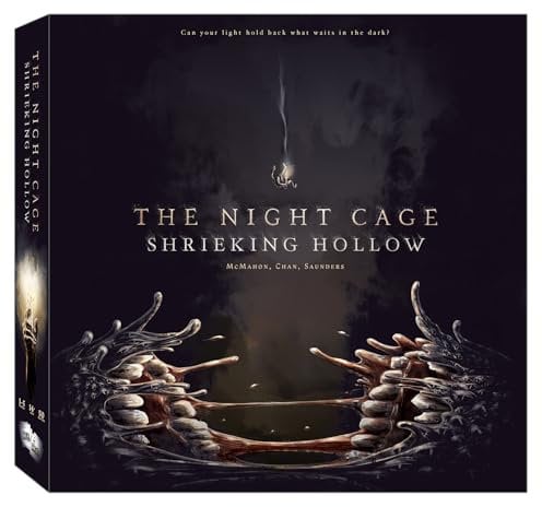 Smirk & Dagger The Night Cage Expansion The Shrieking Hollow Tile Placement Cooperative Board Game with New Threats and Challenges - for Ages 14+, 1 to 5 Players & 40 to 60 Min Playtime