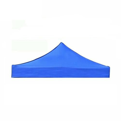 Gazebo Covers Replacement, 3m x 3m UV-Resistant & Frost-Proof Gazebo Tarpaulin Canopy Top - Heavy Duty Replacement Cover for BBQs, Camping & Parties (Blue)