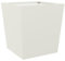 vidaXL Jardinière Blanc 50x50x50 cm Acier, jardinière d'extérieur, boîte à Fleurs, boîte de Jardin, jardinière de Patio, boîte à Plantes