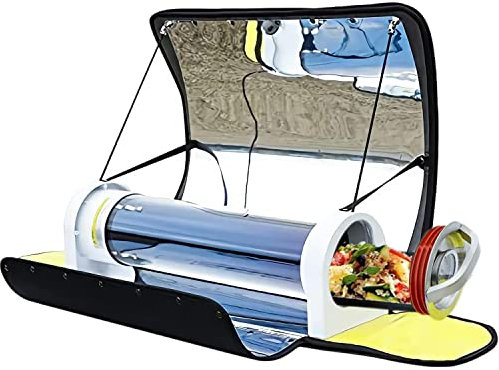 LZDOYY Four Solaire Portable 4.5L Cuisinière Solaire de Grande capacité pour 5-8 Personnes Grill Solaire pour la randonnée, Le Camping et la randonnée
