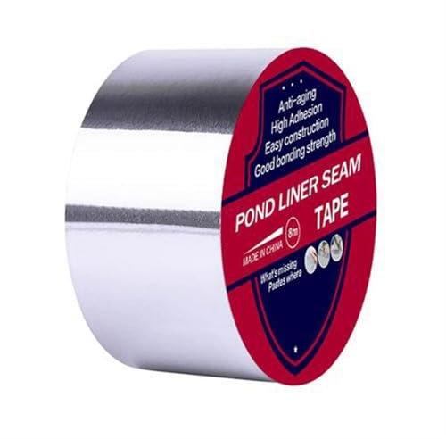 Nahtband, wasserdicht, Teichfolie, Nahtband aus Aluminium, EPDM, Unterwasser-Reparaturband, ideal (5 cm x 10 m)