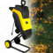 Biotrituratore da giardino, biotrituratore elettrico per foglie e rami, biotrituratori e cippatori da giardino da 2500 W, biotrituratore elettrico da giardino da 4500 giri/min con sacco di raccolta