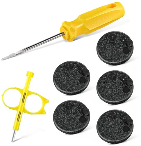 Gulfmew 7 Pack Sprinkler Rubber Head Cap Tool Kit Compatible with Hunter PGP Rotor Protective Rubber Cap, Sprinkler Pars Replacement, Lawn Irrigation Parts for Automatic Watersystem