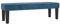 vidaXL Sitzbank Polsterbank Bank Flurbank Bettbank Betthocker Garderobenbank Schlafzimmer Wohnzimmer Eingangsbereich Flur Dunkelblau 100x30x30cm Samt
