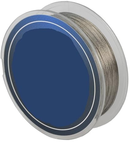 Lenza da pesca in treccia PE multifilamento, 100M Pesca Filo d'acciaio Linee da pesca Max Power 7 fili Super Soft Wire Lines(0.6mm 100M)