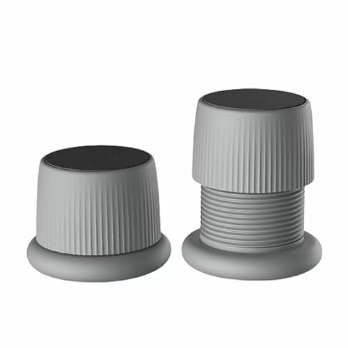 Mounteps 2pcs Heavy Duty Bett Stuhl Risers Füße Bein Lift Möbel Extra Raisers Stan (grau)