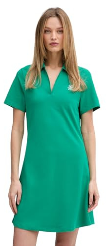 Tommy Hilfiger Damen Th Script Open-nk Polo DRS Ww0ww48749 Polokleid (1er Pack)