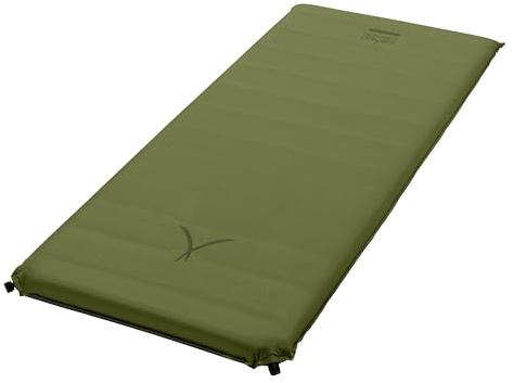 GRAND CANYON Matte Hancock 10.0 XW Selbstaufblasende Campingmatte, 198 x 76 cm, 10 cm Komfortschaum, R-Wert 9.0 bis -43 °C, extra breit & maximal komfortabel Nutria Brown, Einheitsgrösse