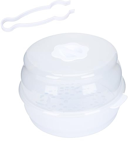 BESPORTBLE Mikrowellen-flaschensterilisator Für Babyflaschen Babyflaschenbehälter Aus Abs-material Mikrowellengeeignet Für Milchflaschen Und Geschirr Platzsparend Und Praktisch Für Täglichen