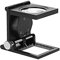10X 28mm Loupe de Table Compte-Fils en Alliage de Zinc et Verre Pliable avec 2led Loupe de Lecture Grande Lentille pour Travail Bureau Maison réparation Hobby Artisanat journaux(Noir)