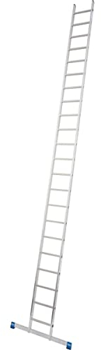 Krause 133182 Aluminium Anlegeleiter inkl. Traverse Arbeitshöhe (max.): 7.10m Aluminium DIN EN 131
