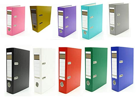 10x Ordner/DIN A5 / 75mm / 10 Farben