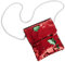 dressforfun 900654 Pailletten Handtasche, Damen Glitzer Party Umhängetasche mit Wendepailletten - diverse Farben - (Rot | Nr. 303289)