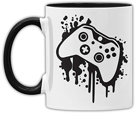 personalisedstore.co.uk Gamer Novelty 11oz Mug Gift with Black Handle and Inner