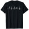 Schwimmen Herzschlag Heartbeat Geschenk für Schwimmer T-Shirt