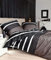 Janine Mako-Satin Kissenh??lle einzeln J. D. 8468 Nougat-schwarz 40x80cm