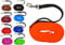 Schleppleine Fährtenleine mit Rückdämpfer 3m - 50 m für mitterle und große Hunde 20mm / 25mm breit (5m, Orange Gurtbreite: 25mm)
