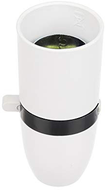 Invero Bayonet Cap Ceiling Switched Lamp Holder T2 Cord Grip for use with Light Bulb BC B22 Socket - White
