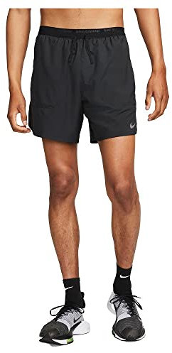 Nike Herren Df Stride 2in1 Shorts, Black/Black/Black/Reflective S, L EU