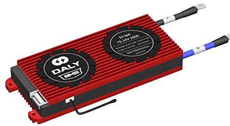 DALY BMS 7S Système de gestion de batterie Li-ion 24 V 100 A Carte de protection avec port commun et câbles d'équilibrage pour appareil électronique à domicile