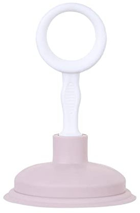 Sink Plunger,Mini Hand Drain Plunger,Small Force Pump Helper Unclogger Tool Clog Remover for Bathrooms,Kitchens,Sinks,Baths and Showers(Pink,4.13Inch×6.5Inch)