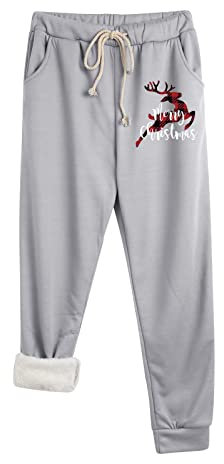 Eishockey Unterwäsche Herren Damen-Winter-Trainingshose, gefütterte Jogginghose, sportliche Joggerhose Ärmelhalter Herren (Grey, M)