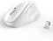 Micropack Souris sans Fil Ergonomique avec dongle USB pour PC, Ordinateur Portable et Bureau - Souris Verticale avec clics Silencieux - Longue durée de Vie de la Batterie jusqu'à 1600 DPI (Blanc)