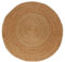 Atout Ciel Runder Teppich aus natürlicher Jute, Durchmesser 80 cm, Beige