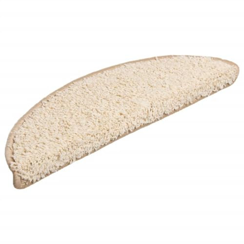 vidaXL Stufenmatten 10 Stk. 56x20 cm Creme