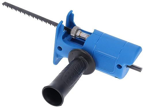 Säbelsägenadapter, Elektrische Bohrmaschine, Modifizierter Werkzeugaufsatz, Handwerkzeuge mit Ergonomischem Griff, mit 3 Sägeblättern, Zum Schneiden von Holz und Metall