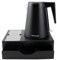 PRESENT-MORE - Set Vassoio in ABS Nero - Contiene: Vassoio, Bollitore Nero - Set Bollitore 26x19cm con Meccanica Integrata 800-1200W - Ideale per Hotel e B&B