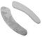 FIBOUND 2 Tabletten Toilettensitzbezüge, Wiederverwendbarer Toilettensitz, Waschbarer Toilettensitzbezug, Toilettensitz im Badezimmer Pad, Toilettensitzbezug für Alle Jahreszeiten – Grau