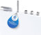 AQUADE Niederdruck Armatur Bad - Wasserhahn Badewanne - Badarmatur Waschbecken - Bad Set - Badewannenarmatur Mit Handbrause - Badewanne Armatur - Badarmatur Badewanne Modell: 5-loch Wannenrandarmatur