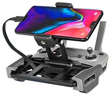 Sunliang Tablet Mount Holder Compatible with Mavic2/Spark/Mavic Air2/3/Pro/Mini/mimi2/mini3/mini4 Remote Controller of DJI' s Drone, Aluminum-Alloy Adjustable Mobile Phone Bracket Mount.