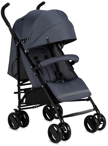 MoMi AKIRA Kinderbuggy Kinderwagen ab 6 Monaten (bis 15 kg), verstellbarer 5-Punkt-Sicherheitsgurt, Babytasche, Einkaufskorb, Regen- und Insektenschutz.